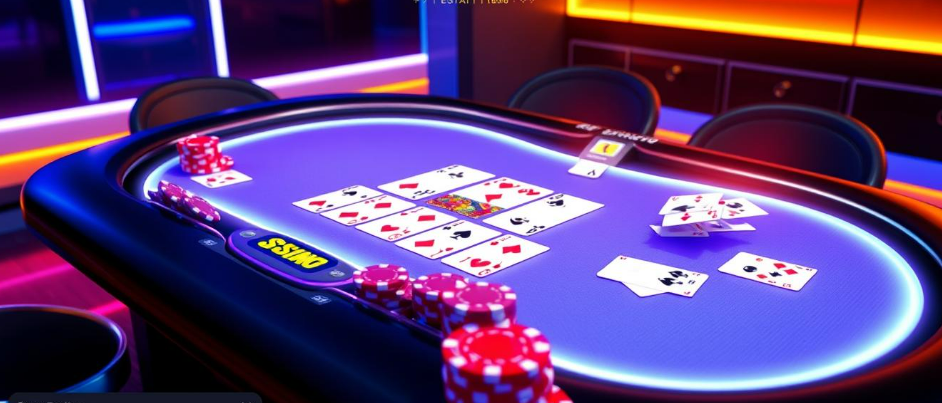 Texas Holdem Poker Table Dengan Dealer Slot Pantauan Krisis